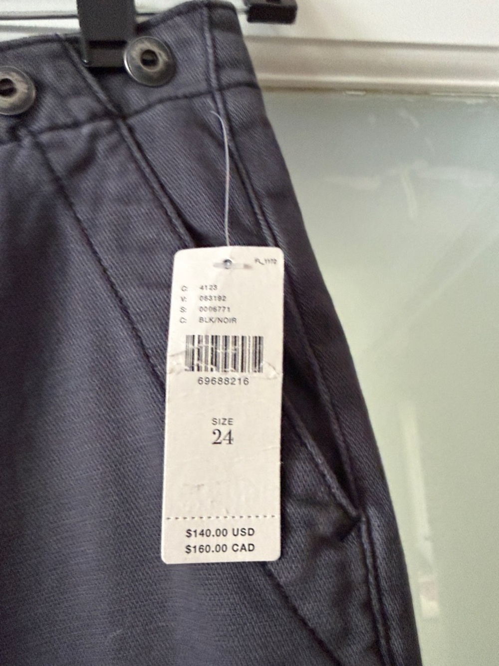 Pilcro Charcoal Blue Pants - Picture 6 of 6